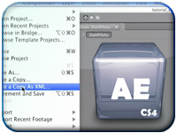[Adobe After Effects CS4] Esportazione in XML