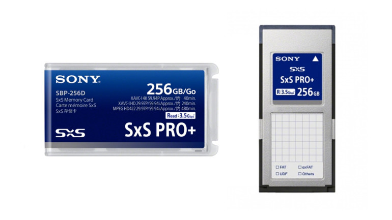 Da Sony nuovi hard disk RAID portatili e la scheda SxS PRO+ da 256 GB