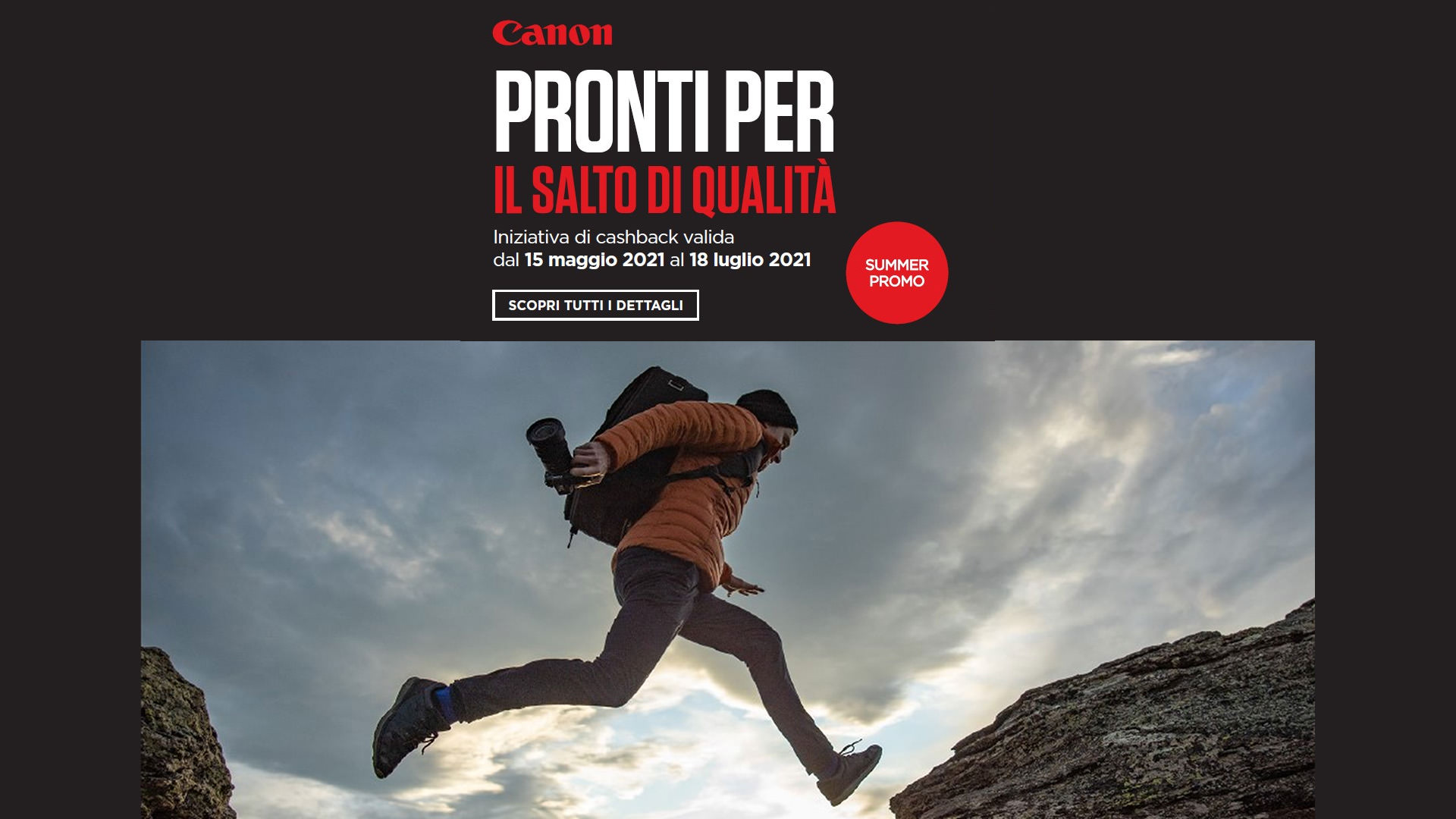 Canon: Summer Promo con rimborsi fino a 500€ - VideoMakers.net