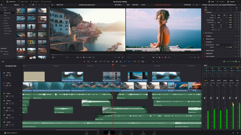 Blackmagic Design Annuncia DaVinci Resolve v17.4